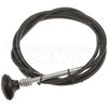 Motormite CONTROL CABLES WITH 2 IN BLACK KNOB 10 F 55198